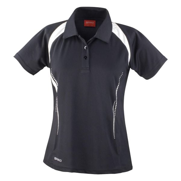 Damska Koszulka Polo Team Spirit. Białe bluzki damskie SPIRO, bez wzorów, bez kołnierzyka, bez ramiączek. Za 100.99 zł.