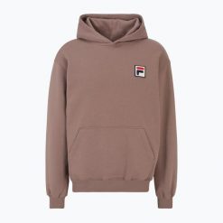 Bluza FILA Borgholm Hoody. Brązowe bluzy damskie Fila, s, bez wzorów, z bawełny, klasyczne, bez ramiączek, bez kaptura. Za 359.99 zł.