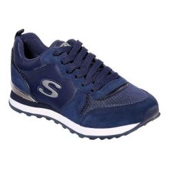 Buty sportowe Casual Damskie Skechers Retros-OG 85-Goldn Gurl W Kobieta. Niebieskie obuwie sportowe damskie Skechers, bez wzorów, z materiału, bez zapięcia, trekkingowe. Za 298.00 zł.