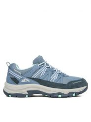 Skechers Trekkingi Trego 180003/SLT Niebieski. Niebieskie obuwie trekkingowe damskie Skechers, z materiału, bez zapięcia. Za 359.99 zł.