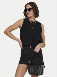 ONLY Top Aris 15364287 Czarny Loose Fit. Czarne topy damskie ONLY, l, bez wzorów, z wiskozy, bez kołnierzyka, bez ramiączek. Za 129.99 zł.