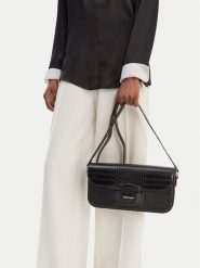 GINO ROSSI Torebka EO-LDA8554A Czarny. Czarne listonoszki damskie Gino Rossi, bez wzorów, z materiału, bez dodatków. Za 279.99 zł.