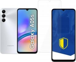 Smartfon Samsung Galaxy A05s 4/64GB Srebrny (SM-A057) + FlexibleGlass. Szare smartfony SAMSUNG. Za 489.00 zł.