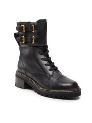 See By Chloé Trapery SB33080A Czarny. Czarne trapery damskie See By Chloé, ze skóry, bez zapięcia. Za 2,649.00 zł.