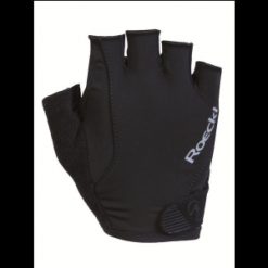 Rękawiczki rowerowe Roeckl Basel. Czarne rękawiczki damskie ROECKL, bez wzorów. Za 143.00 zł.