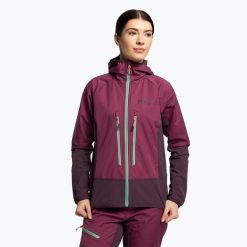 Kurtka skiturowa damska Jack Wolfskin Alpspitze Hoody. Fioletowe kurtki sportowe damskie Jack Wolfskin, na zimę, s, bez wzorów, bez ramiączek, bez kaptura, narciarskie. W wyprzedaży za 669.15 zł.