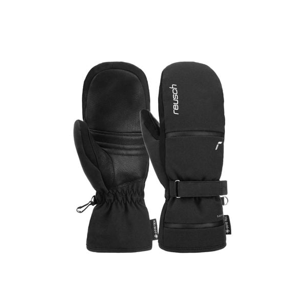 Rękawice damskie REUSCH Alessia GORE-TEX Mitten jednopalczaste. Czarne rękawiczki damskie Reusch, bez wzorów, z gore-texu. Za 372.55 zł.