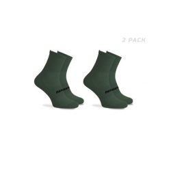 Skarpetki rowerowe unisex Rogelli Essential 2 pary. Zielone skarpety męskie Rogelli, bez wzorów. W wyprzedaży za 46.00 zł.