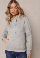 Szara Bluza z Kapturem Corbetes. Szare bluzy damskie Renee, l, bez wzorów, z dresówki, casualowe, bez ramiączek, z kapturem. Za 44.99 zł.