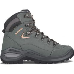 Buty trekkingowe damskie Lowa Renegade Evo Mid Gtx. Szare obuwie trekkingowe damskie Lowa, z materiału, za kostkę, bez zapięcia. Za 1,146.00 zł.