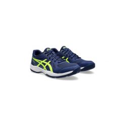 Męskie buty sportowe halowe ASICS UPCOURT 6 1071A104-400. Niebieskie buty sportowe męskie Asics, bez wzorów, bez zapięcia, do koszykówki. Za 159.00 zł.