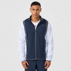 CLUB 25 Jacket Men. Niebieskie bluzy męskie Head, s, bez wzorów, sportowe, bez ramiączek, bez kaptura. Za 270.00 zł.