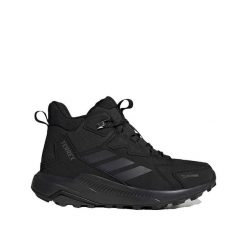Buty trekkingowe adidas Terrex Anylander Skórzane Wodoodporne. Czarne obuwie trekkingowe damskie Adidas, z materiału, za kostkę, bez zapięcia. Za 541.65 zł.