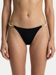 Guess Dół od bikini E6GO00 KF412 Czarny. Czarne bikini Guess, z aplikacjami, z syntetyku. Za 299.99 zł.
