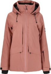 Damska kurtka narciarska Whistler Kingland W-PRO 10.000. Czerwone kurtki sportowe damskie Whistler, na zimę, bez wzorów, z materiału, bez ramiączek, bez kaptura, narciarskie. Za 404.99 zł.