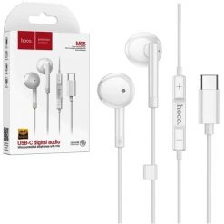 Słuchawki przewodowe douszne USB C Hoco M95 białe. Białe słuchawki douszne Hoco. Za 25.72 zł.