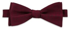 Bordowa Elegancka Wiązana Mucha w Paisley -EM Men's Accessories- Męska, Łezki, Nerki. Czerwone krawaty i muchy Em men's accessories, bez wzorów, eleganckie. Za 59.99 zł.