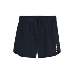 Spodenki boardshort dla Kobiety ROXY WAVE 7" Czarny. Szare szorty damskie Roxy, bez wzorów, z elastanu, sportowe. Za 219.99 zł.