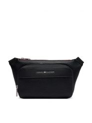 Tommy Hilfiger Nerka Th Central Bumbag AM0AM14755 Czarny. Czarne saszetki i nerki męskie Tommy Hilfiger, bez wzorów, ze skóry. Za 369.99 zł.