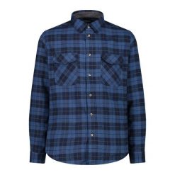 Koszula męska CMP. Niebieskie koszule męskie CMP, m, bez wzorów, sportowe, bez kołnierzyka, bez ramiączek. Za 249.99 zł.