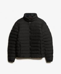 Superdry Kurtka Fuji Printed Padded – Slim Fit. Czarne kurtki męskie Superdry, m, bez wzorów, z materiału, bez kaptura. Za 508.70 zł.