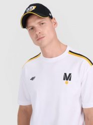 4F Czapka z daszkiem trucker snapback 4F x Drift Masters - czarna L/XL. Czarne czapki damskie 4F, na lato, bez wzorów, z bawełny, eleganckie. Za 119.99 zł.