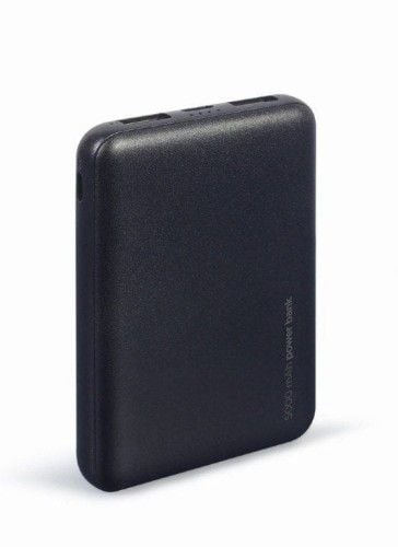 POWERBANK 5000MAH 2X USB, CZARNY. Czarne powerbanki Gembird. Za 37.99 zł.