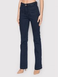 Morgan Jeansy 221-PSVEN Granatowy Bootcut Fit. Niebieskie jeansy damskie Morgan, bez wzorów, z bawełny. Za 269.99 zł.
