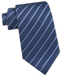 Krawat Męski - Angelo di Monti - Ciemnoniebieski w Prążek. Niebieskie krawaty i muchy Angelo di Monti, bez wzorów, z tkaniny, eleganckie. Za 45.00 zł.