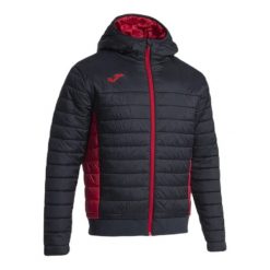 Kurtka z kapturem Joma Urban V. Czarne kurtki męskie Joma, bez wzorów, z puchu, sportowe, z kapturem. Za 444.50 zł.