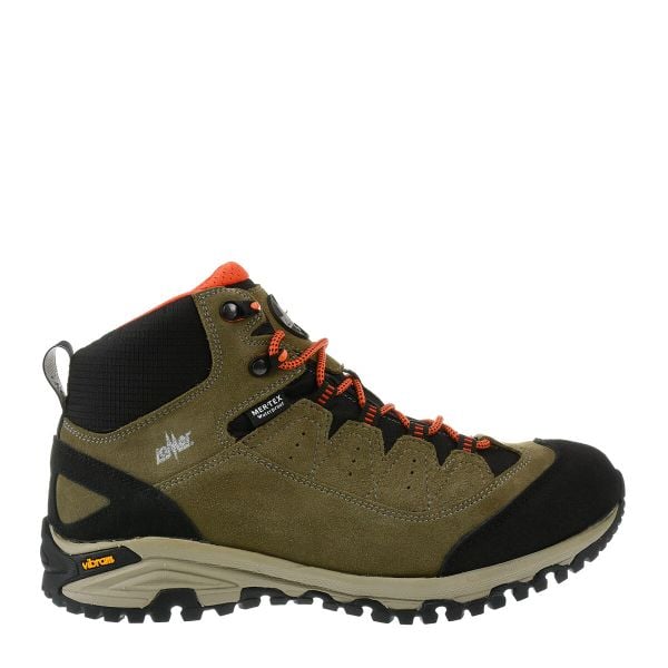 Buty trekkingowe męskie LOMER Sella High Mtx Suede. Zielone trekkingi męskie LOMER, bez zapięcia. Za 879.99 zł.