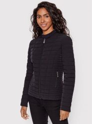 Guess Kurtka przejściowa Vona W2YL1I W6NW2 Czarny Slim Fit. Czarne kurtki damskie Guess, xs, z aplikacjami, z syntetyku, bez kaptura. Za 429.99 zł.