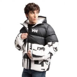 Kurtka zimowa męska Helly Hansen Active Puffy. Białe kurtki męskie Helly Hansen, na zimę, m, bez wzorów, casualowe, bez kaptura. W wyprzedaży za 696.50 zł.