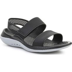 Sandały Crocs LiteRide 360 Sandal 206711-02G czarne. Czarne sandały męskie bez wzorów, z materiału, bez zapięcia. Za 374.47 zł.