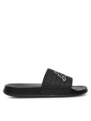 Kappa Klapki SS24-W2 Czarny. Czarne klapki damskie Kappa, bez wzorów, z syntetyku, bez obcasa, bez zapięcia. Za 79.99 zł.