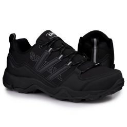 Buty męskie trekkingowe DK SPIRIT. Czarne trekkingi męskie DK, z materiału, bez zapięcia. Za 159.00 zł.