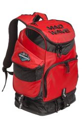 Plecak Mad Wave Team 36L – czerwony. Czarne plecaki męskie MAD WAVE, bez wzorów, z materiału, sportowe. Za 403.55 zł.