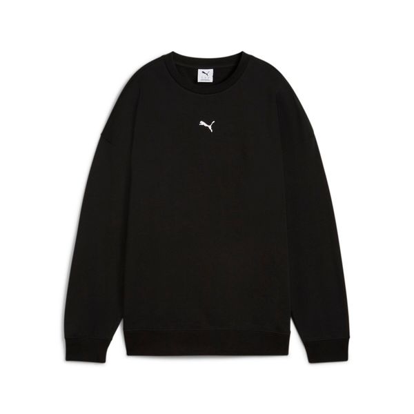 Puma Bluza Ess Oversized Tr 68540101. Czarne bluzy damskie Puma, m, bez wzorów, z bawełny, eleganckie, bez ramiączek, bez kaptura. Za 170.69 zł.