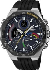 Zegarek sportowy EDIFICE Casio Edifice ECB-950MP-1AEF BLUETOOTH100m czarny. Czarne zegarki sportowe EDIFICE, bez wzorów. Za 943.99 zł.
