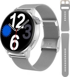 Smartwatch Hagen HC13.111.1411.5312 Srebrny. Szare zegarki smartwatch Hagen, bez wzorów. Za 467.00 zł.