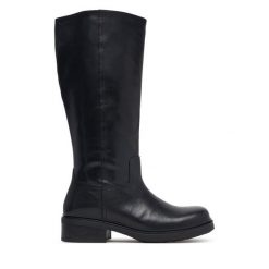 Kozaki Vagabond Shoemakers. Czarne kozaki damskie Vagabond Shoemakers, bez wzorów, bez obcasa, na płaskiej podeszwie, bez zapięcia. Za 1,169.00 zł.