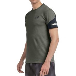 Bullpadel Montia T-shirt. Zielone t-shirty damskie bullpadel, bez wzorów, sportowe, bez kołnierzyka, bez ramiączek. W wyprzedaży za 151.10 zł.