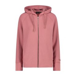 Damska bluza z kapturem z jerseyu CMP. Brązowe bluzy damskie CMP, bez wzorów, z jersey, bez ramiączek, z kapturem. Za 389.70 zł.