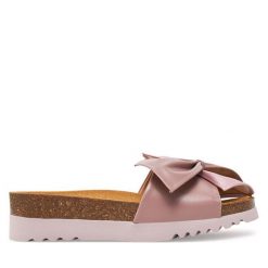 Klapki Scholl. Czerwone klapki damskie Scholl, bez wzorów, bez obcasa, bez zapięcia. Za 189.99 zł.