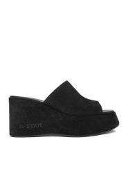 G-Star Raw Klapki FARI-118925 Czarny. Czarne klapki damskie G-Star, bez wzorów, ze skóry, retro, bez obcasa, bez zapięcia. Za 263.99 zł.
