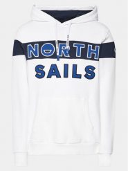 North Sails Bluza 691250 Biały Regular Fit. Białe bluzy męskie North Sails, m, bez wzorów, z bawełny, bez ramiączek, bez kaptura. Za 309.99 zł.