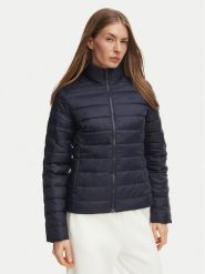 Lacoste Kurtka przejściowa BF0603 Granatowy Regular Fit. Niebieskie kurtki damskie Lacoste, bez wzorów, z syntetyku, bez kaptura. Za 989.99 zł.