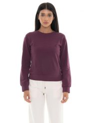 Bluza zimowa Leone 1947 Never Without Damen z Rundhalsausschnitt. Czerwone bluzy damskie LEONE 1947 APPAREL, na zimę, m, bez wzorów, z bawełny, bez ramiączek, bez kaptura. Za 294.70 zł.