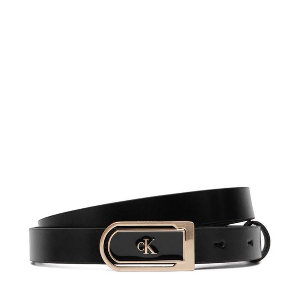 Pasek Calvin Klein. Czarne paski damskie Calvin Klein, bez wzorów. Za 209.99 zł.