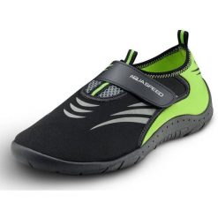 Buty do wody Aqua Speed 27A. Czarne buty sportowe męskie Aqua-Speed, bez wzorów, bez zapięcia. Za 43.00 zł.